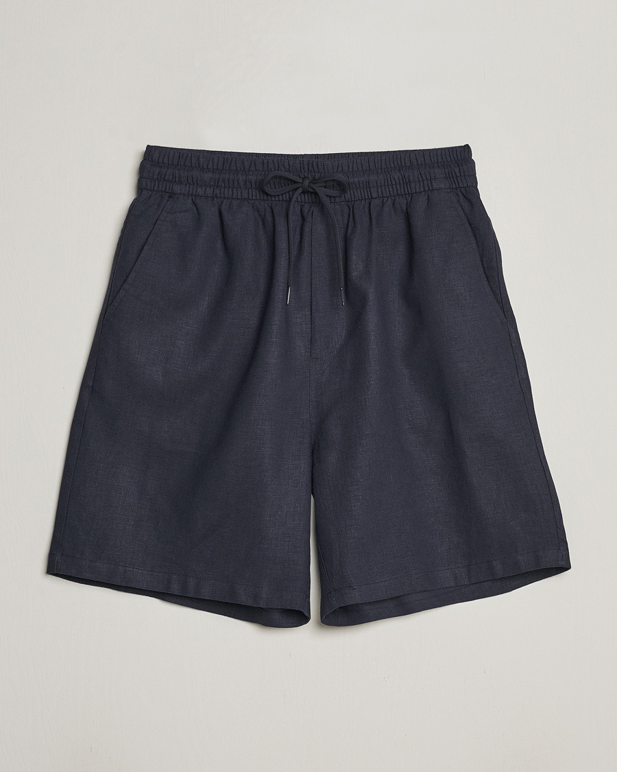 Herr | Shorts | LES DEUX | Otto Linen Shorts Dark Navy