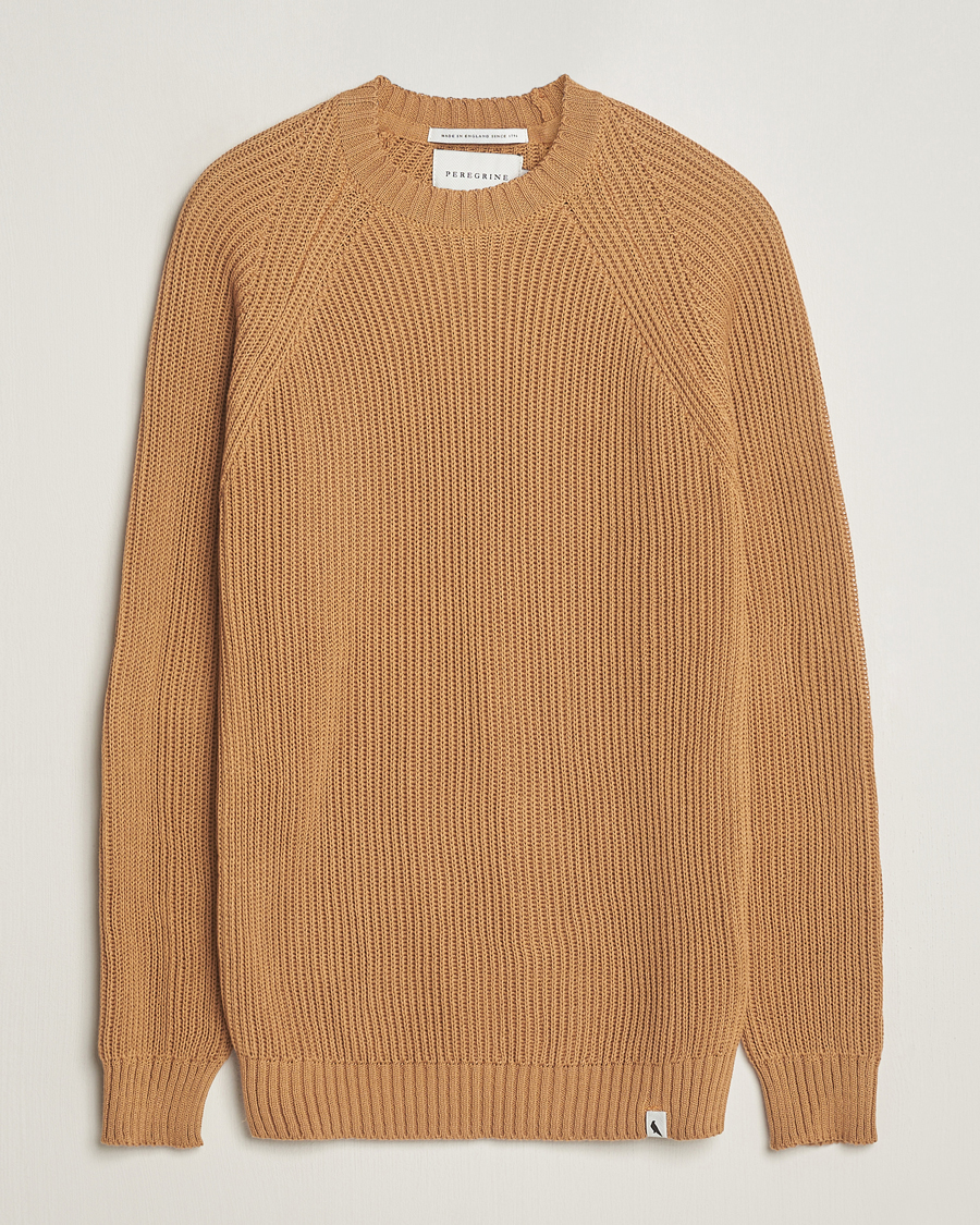 Herr | Tröjor | Peregrine | Harry Organic Cotton Sweater Amber