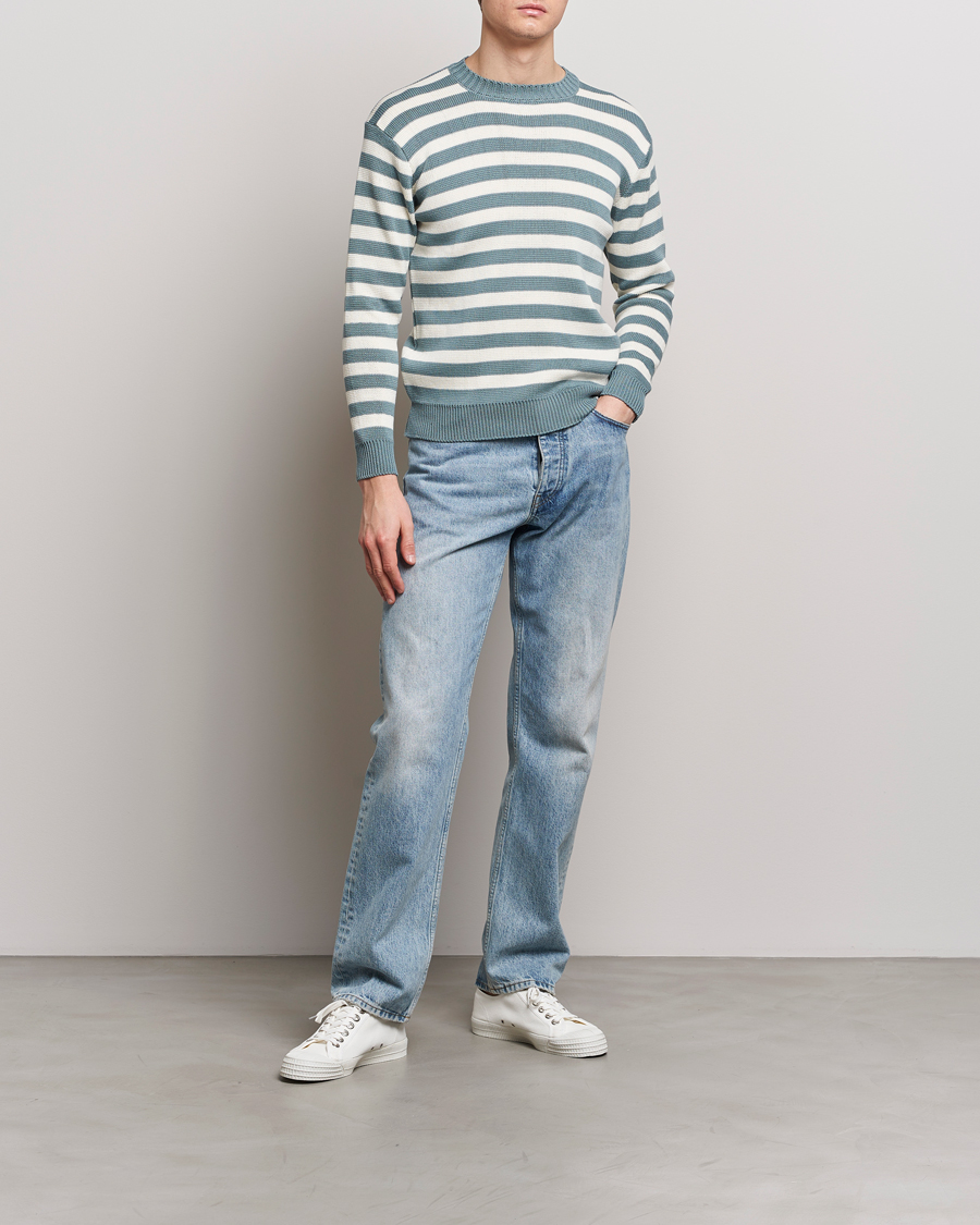 Herr | Tröjor | Peregrine | Richmond Organic Cotton Sweater Lovat