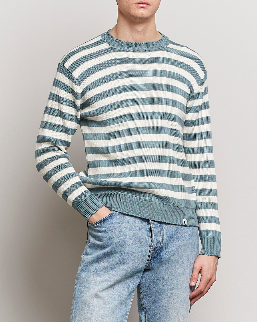 Herr | Avdelningar | Peregrine | Richmond Organic Cotton Sweater Lovat