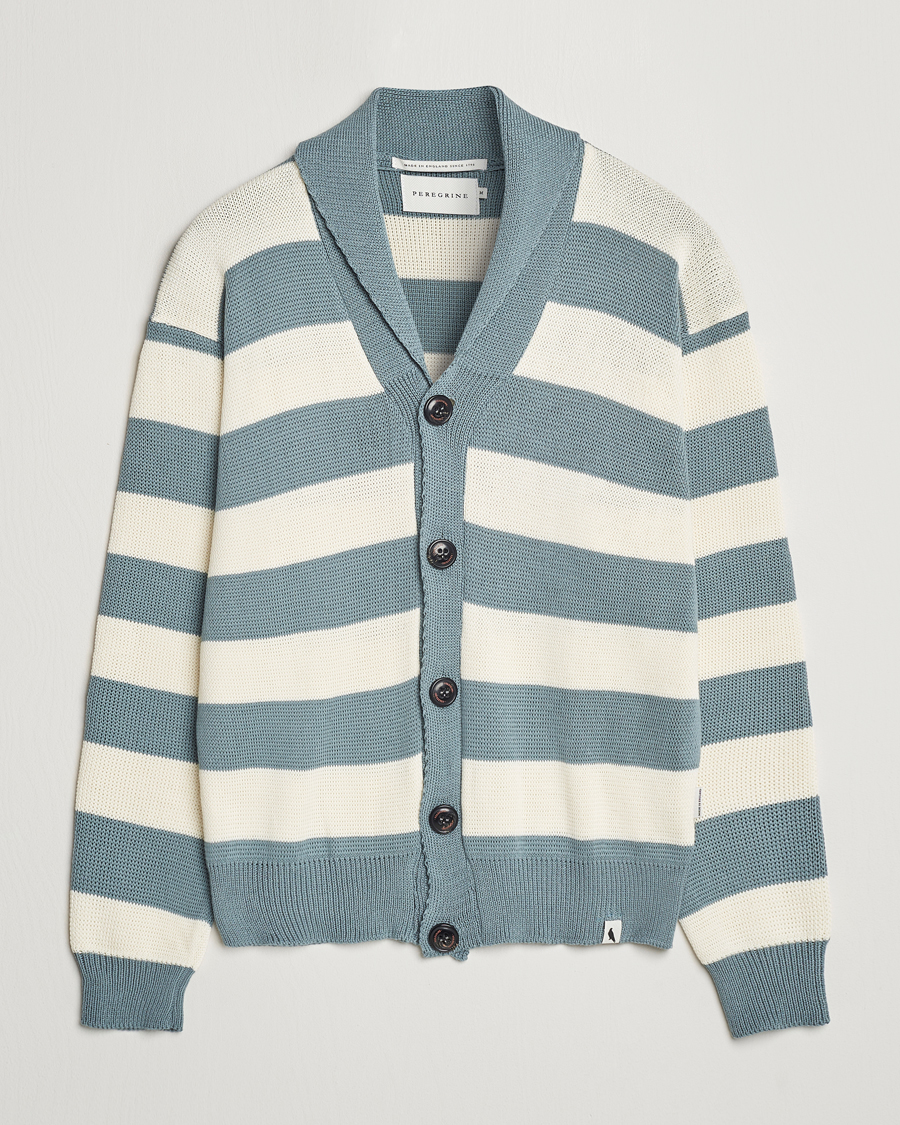 Herr | Tröjor | Peregrine | Richmond Organic Cotton Cardigan Lovat