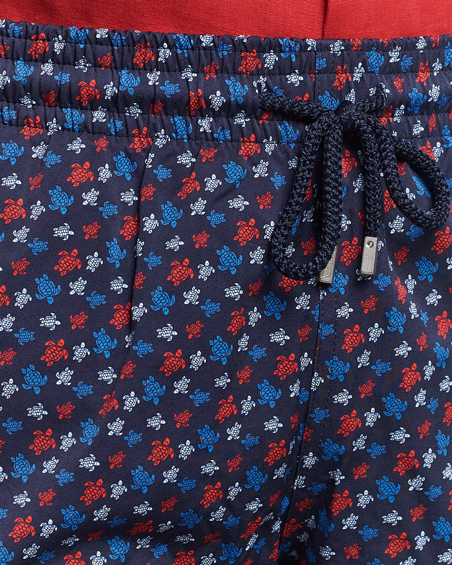 Herr | Badbyxor | Vilebrequin | Moorea Printed Swimshorts Bleu Marine