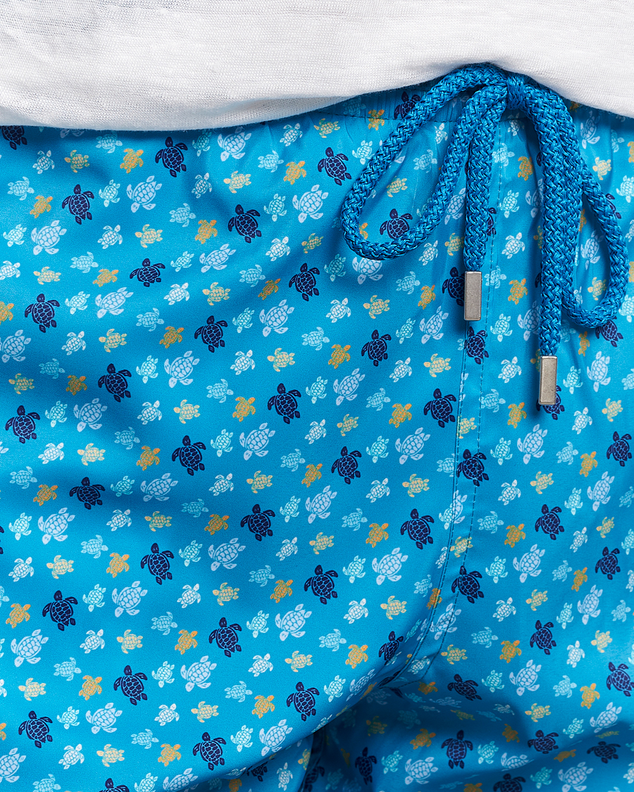 Herr | Badbyxor | Vilebrequin | Mahina Printed Swimshorts Bleu Hawaii
