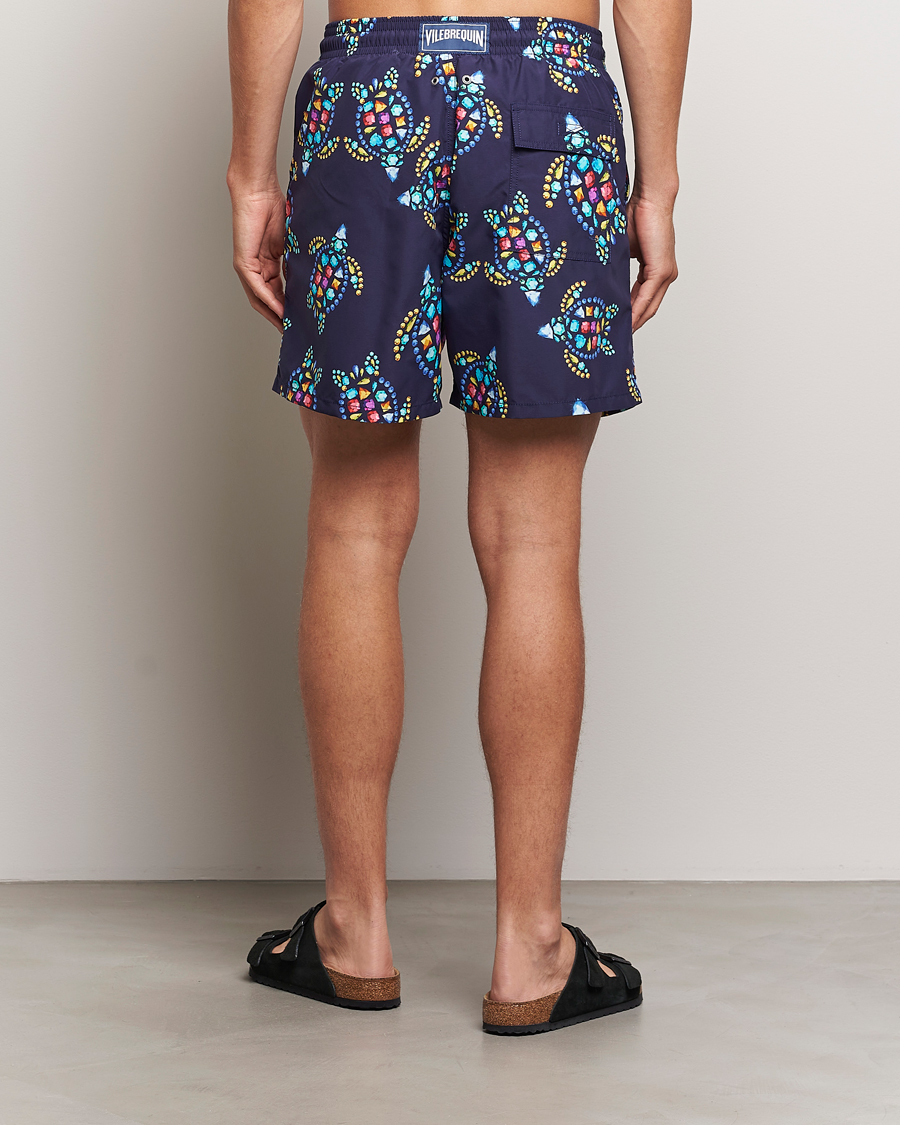 Herr | Badbyxor | Vilebrequin | Moorea Printed Swimshorts Minuit