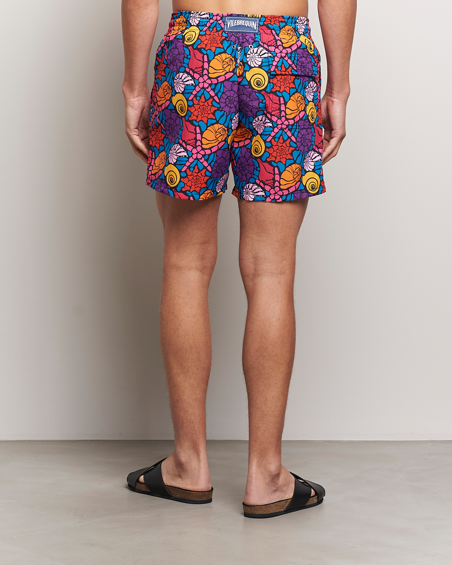 Herr | Badbyxor | Vilebrequin | Moorea Printed Swimshorts Bleu Marine