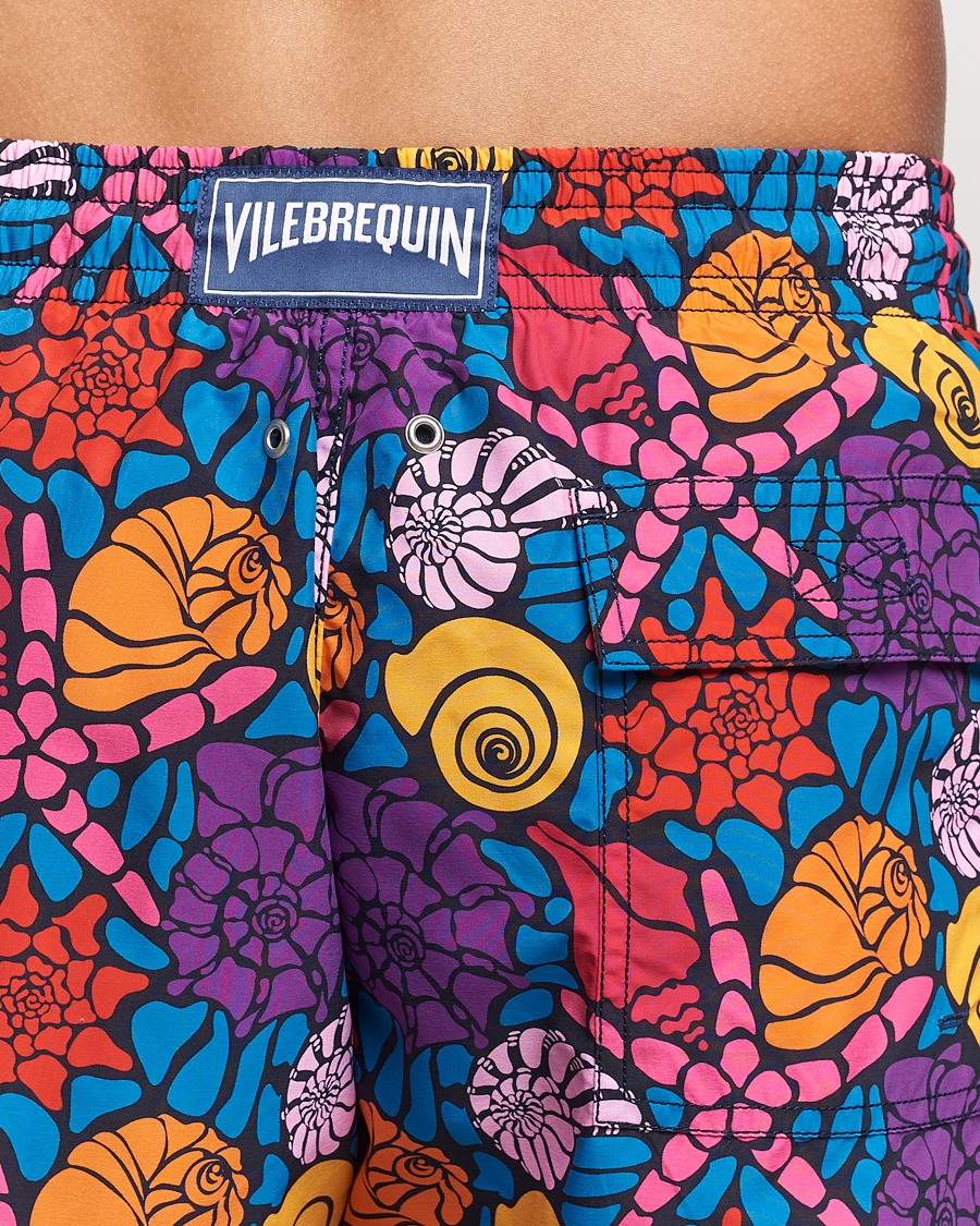 Herr | Badbyxor | Vilebrequin | Moorea Printed Swimshorts Bleu Marine