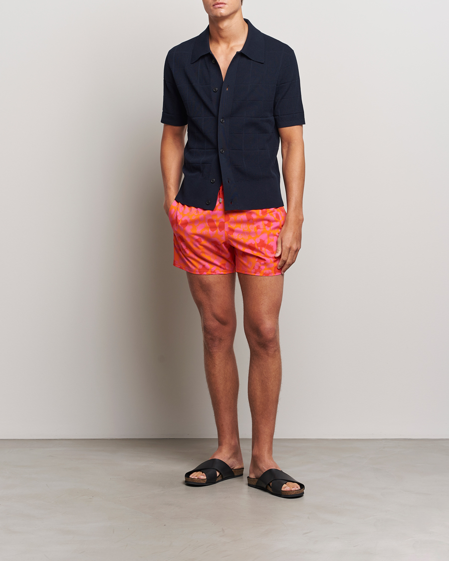 Herr | Badbyxor | Vilebrequin | Moorise Printed Swimshorts Abricot
