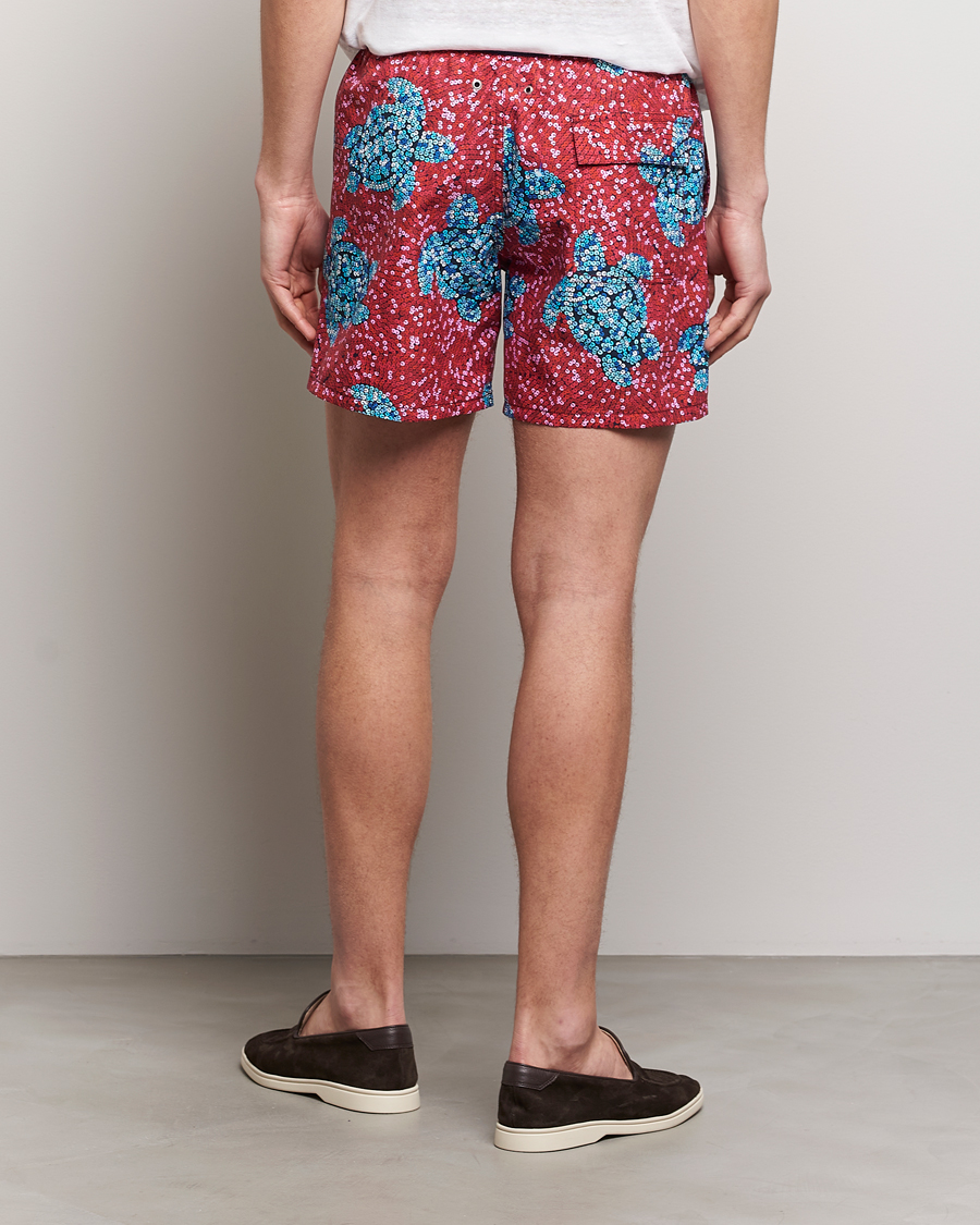 Herr | Badbyxor | Vilebrequin | Moorea Printed Swimshorts Merlot