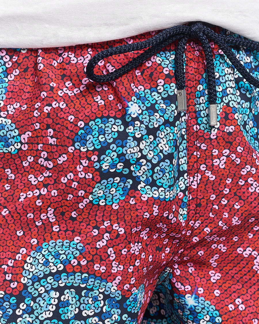 Herr | Badbyxor | Vilebrequin | Moorea Printed Swimshorts Merlot