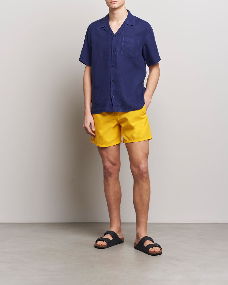 Herr | Skjortor | Vilebrequin | Carhli Resort Short Sleeve Shirt Minuit