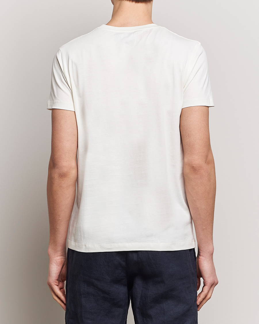 Herr | T-Shirts | Vilebrequin | Portisol Printed Crew Neck T-Shirt Off White