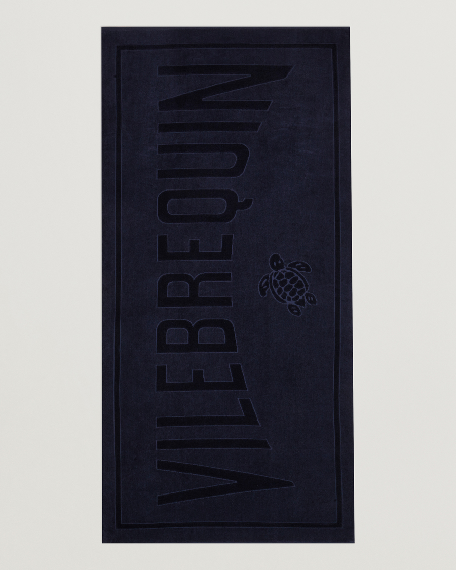 Herr | Textilier | Vilebrequin | Sand Organic Cotton Towel Bleu Marine