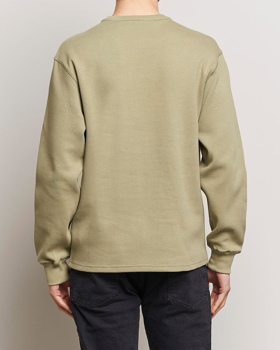 Herr | Tröjor | Belstaff | Tarn Long Sleeve Waffle Sweatshirt Aloe