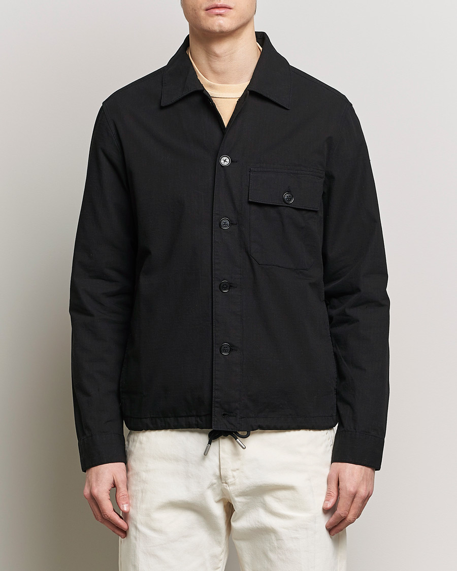 Herr | Kläder | Belstaff | Guley Ripstop Overshirt Black