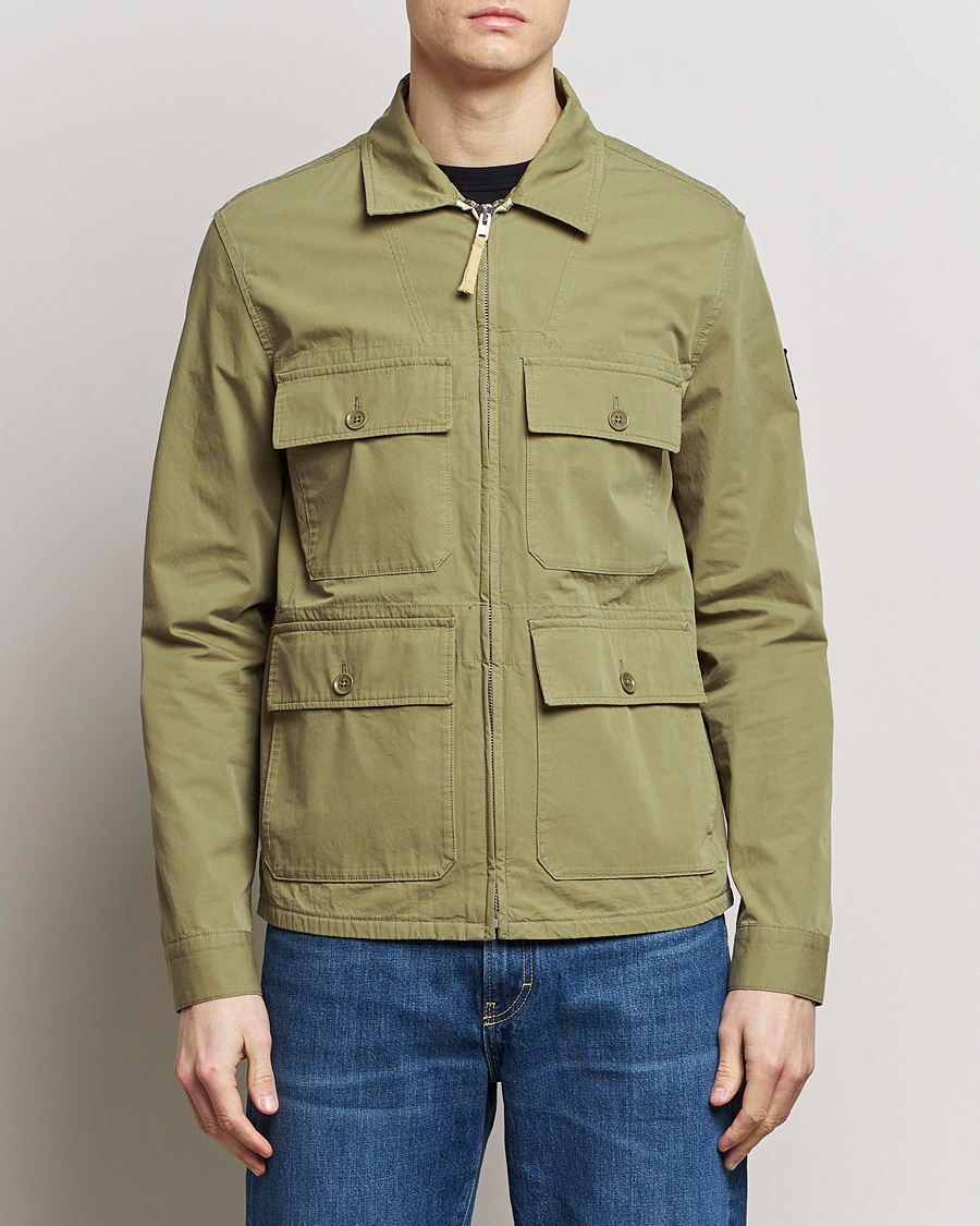 Herr | Best of British | Belstaff | Dalesman Cotton Field Jacket Aloe