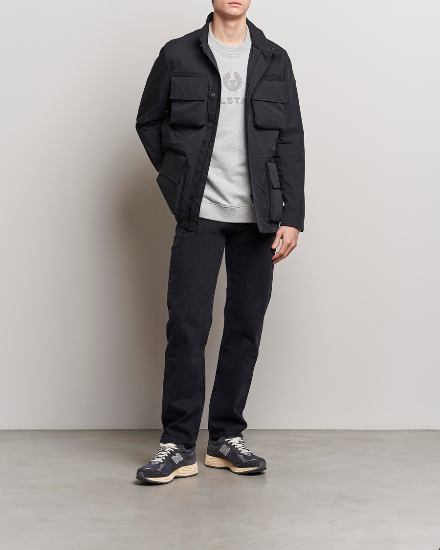 Herr | Jackor | Belstaff | Sprint Cotton Field Jacket Black