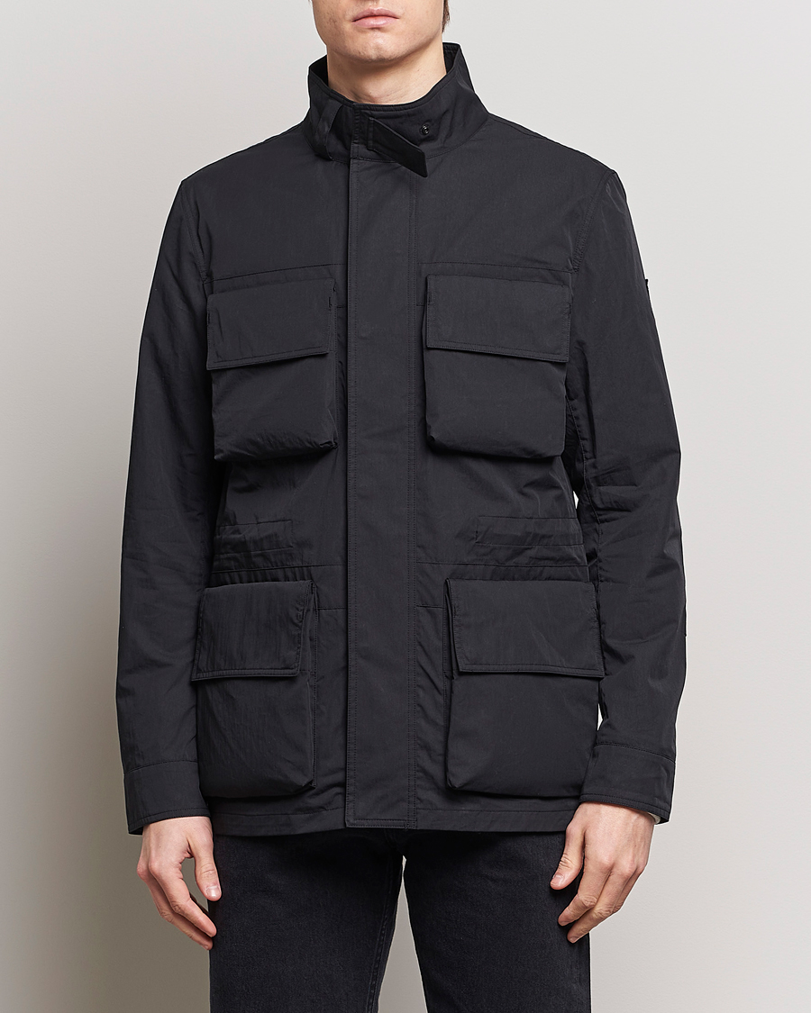 Herr | Rea kläder | Belstaff | Sprint Cotton Field Jacket Black