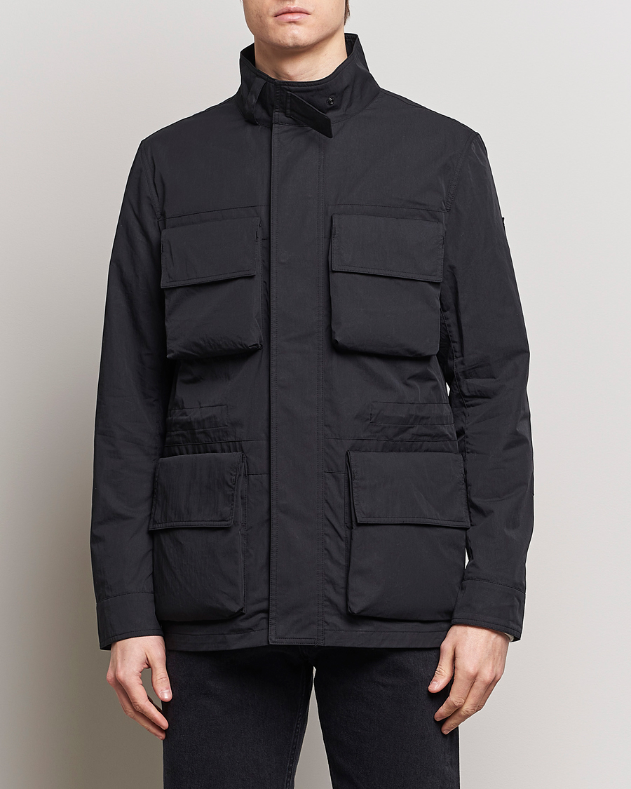 Herr | Best of British | Belstaff | Sprint Cotton Field Jacket Black