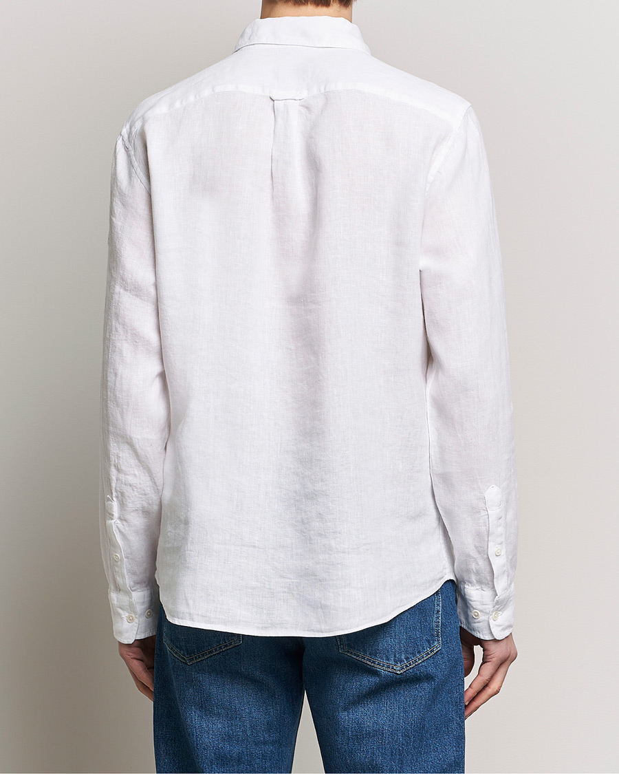 Herr | Skjortor | Belstaff | Scale Linen Pocket Shirt White