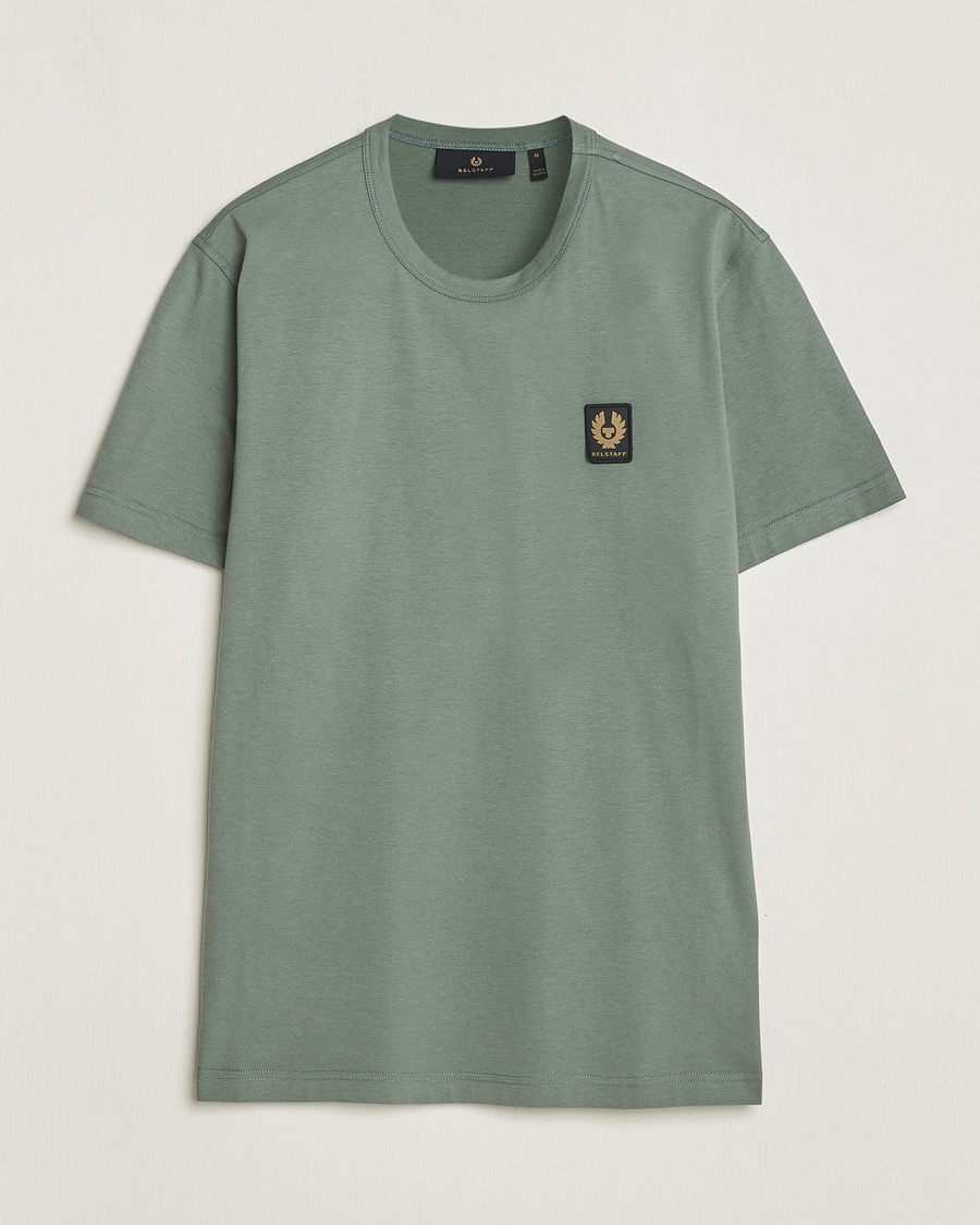 Herr | T-Shirts | Belstaff | Cotton Logo T-Shirt Mineral Green