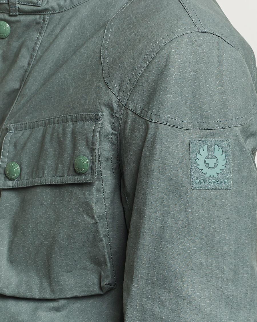 Herr | Jackor | Belstaff | Landsport Dry Wax Fieldmaster Mineral Green