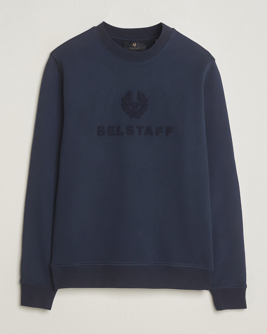 Herr | Tröjor | Belstaff | Varsity Logo Sweatshirt Dark Ink