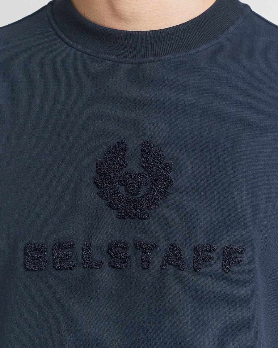 Herr | Tröjor | Belstaff | Varsity Logo Sweatshirt Dark Ink