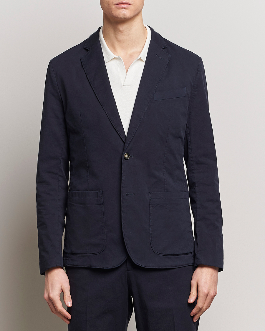 Herr | Business & Beyond | J.Lindeberg | Elton Garment Dyed Cotton Blazer Navy