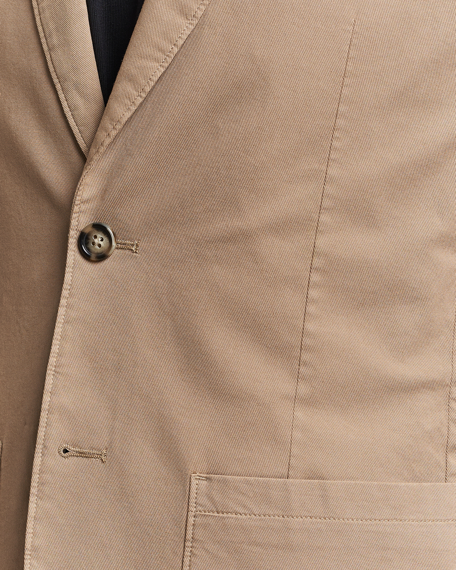 Herr | Kavajer | J.Lindeberg | Elton Garment Dyed Cotton Blazer Batique Khaki