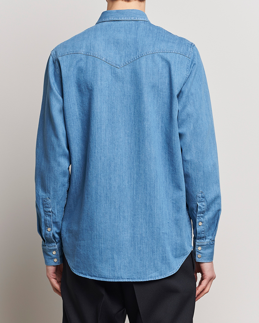 Herr | Skjortor | J.Lindeberg | Carson Denim Shirt Bijou Blue