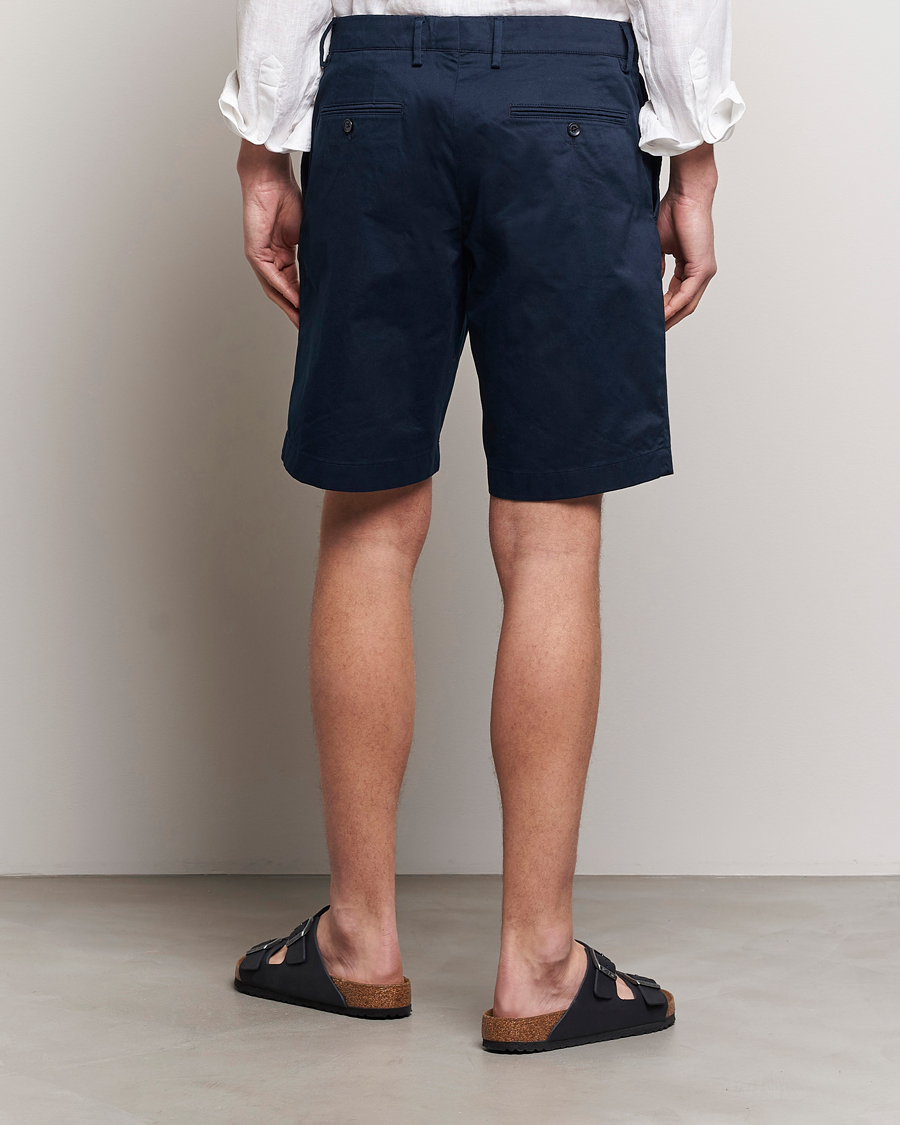Herr | Shorts | J.Lindeberg | Nathan Cloud Satin Shorts Navy