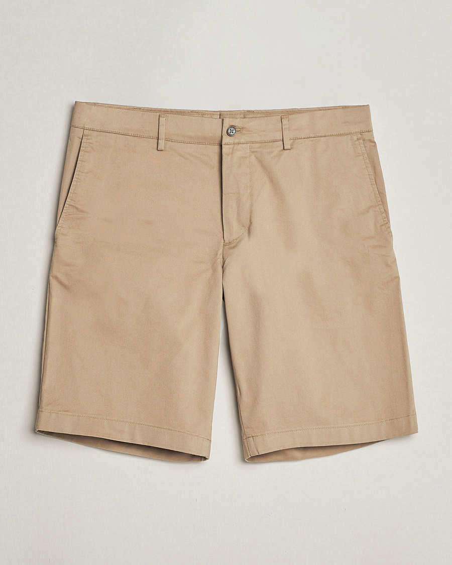 Herr | Shorts | J.Lindeberg | Nathan Cloud Satin Shorts Batique Khaki