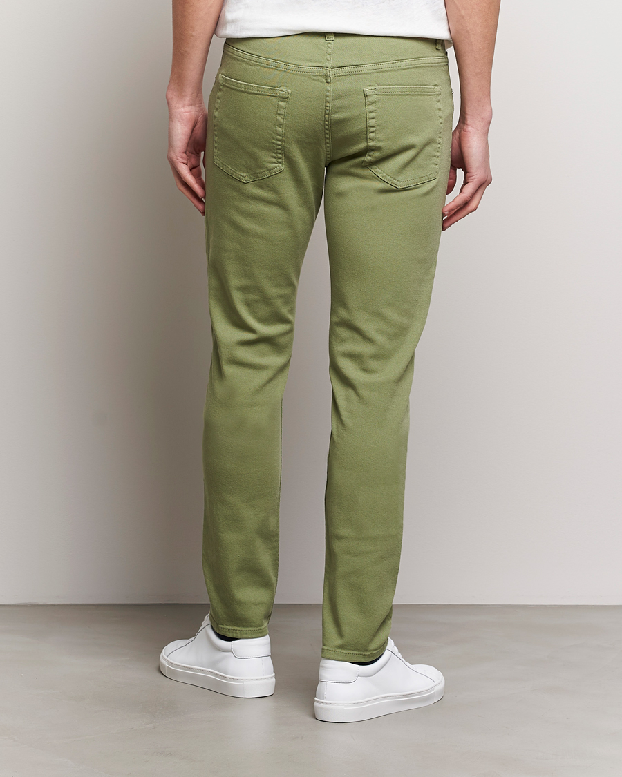 Herr | Byxor | J.Lindeberg | Jay Twill Slim Stretch 5-Pocket Trousers Oil Green
