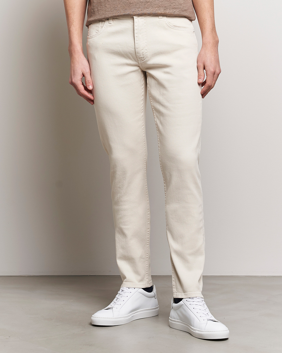Herr | J.Lindeberg | J.Lindeberg | Jay Twill Slim Stretch 5-Pocket Trousers Moonbeam