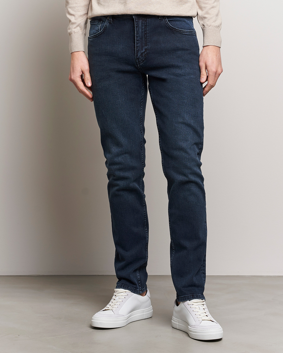 Herr | Blå jeans | J.Lindeberg | Jay Active Blueblack Jeans Dark Blue