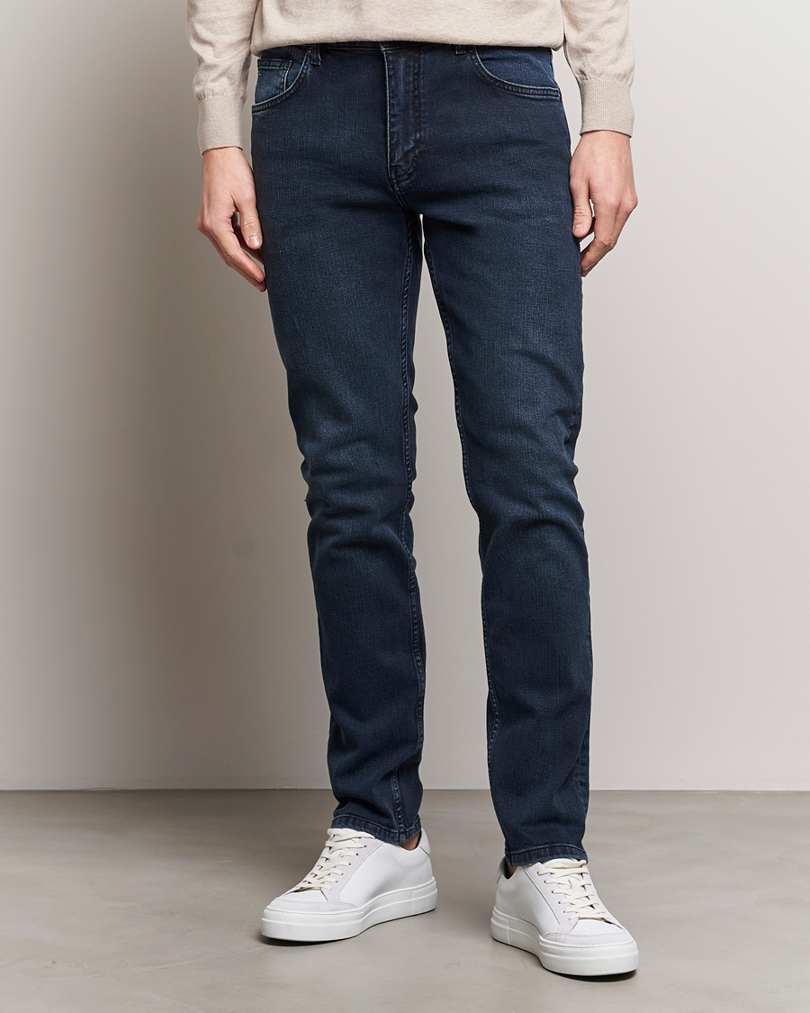 Herr | J.Lindeberg | J.Lindeberg | Jay Active Blueblack Jeans Dark Blue