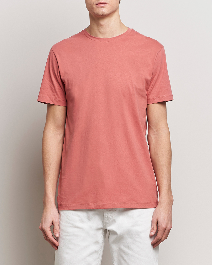 Herr | Lojalitetserbjudande | J.Lindeberg | Sid Basic T-Shirt Dusty Cedar