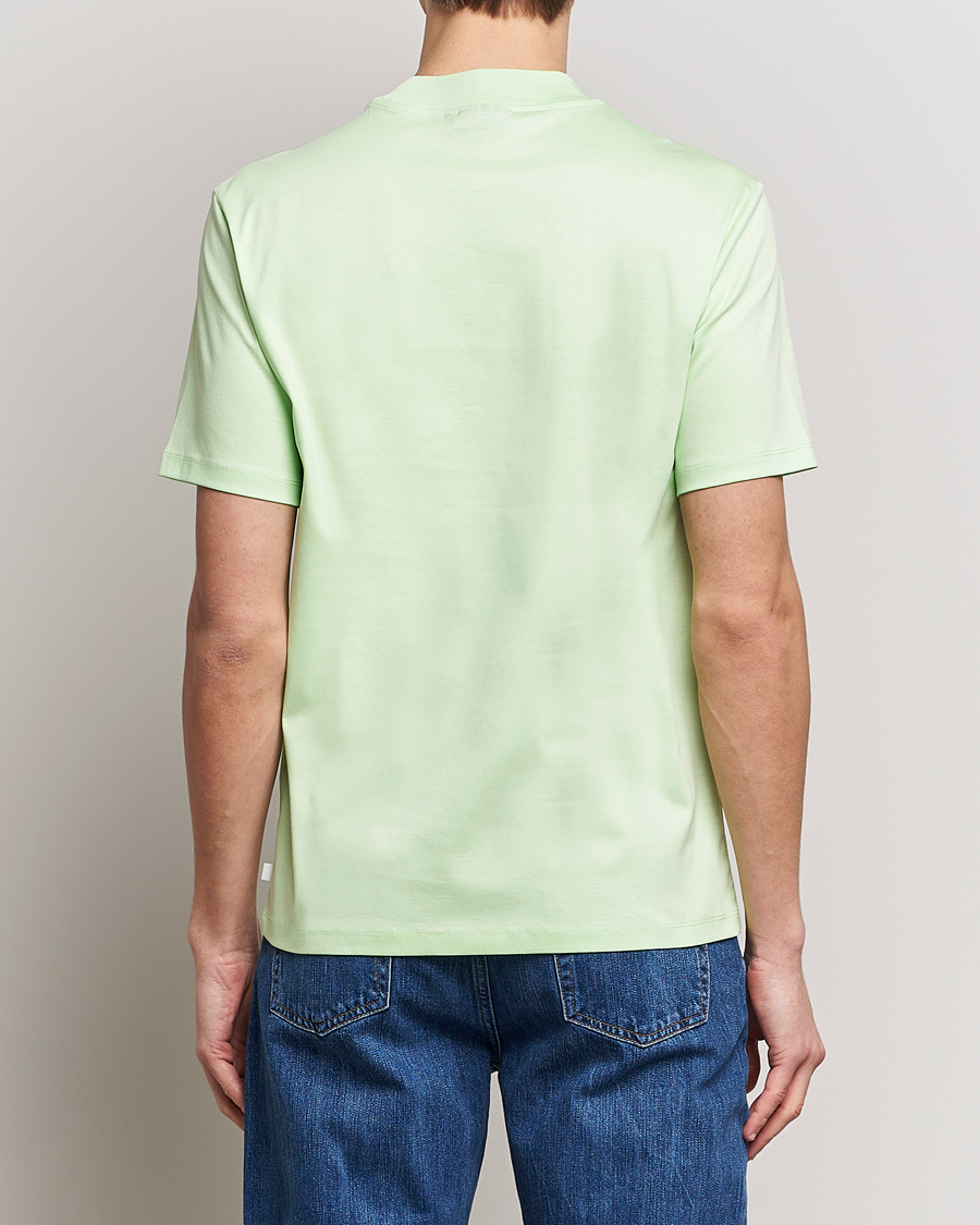 Herr | T-Shirts | J.Lindeberg | Ace Mock Neck T-Shirt Paradise Green