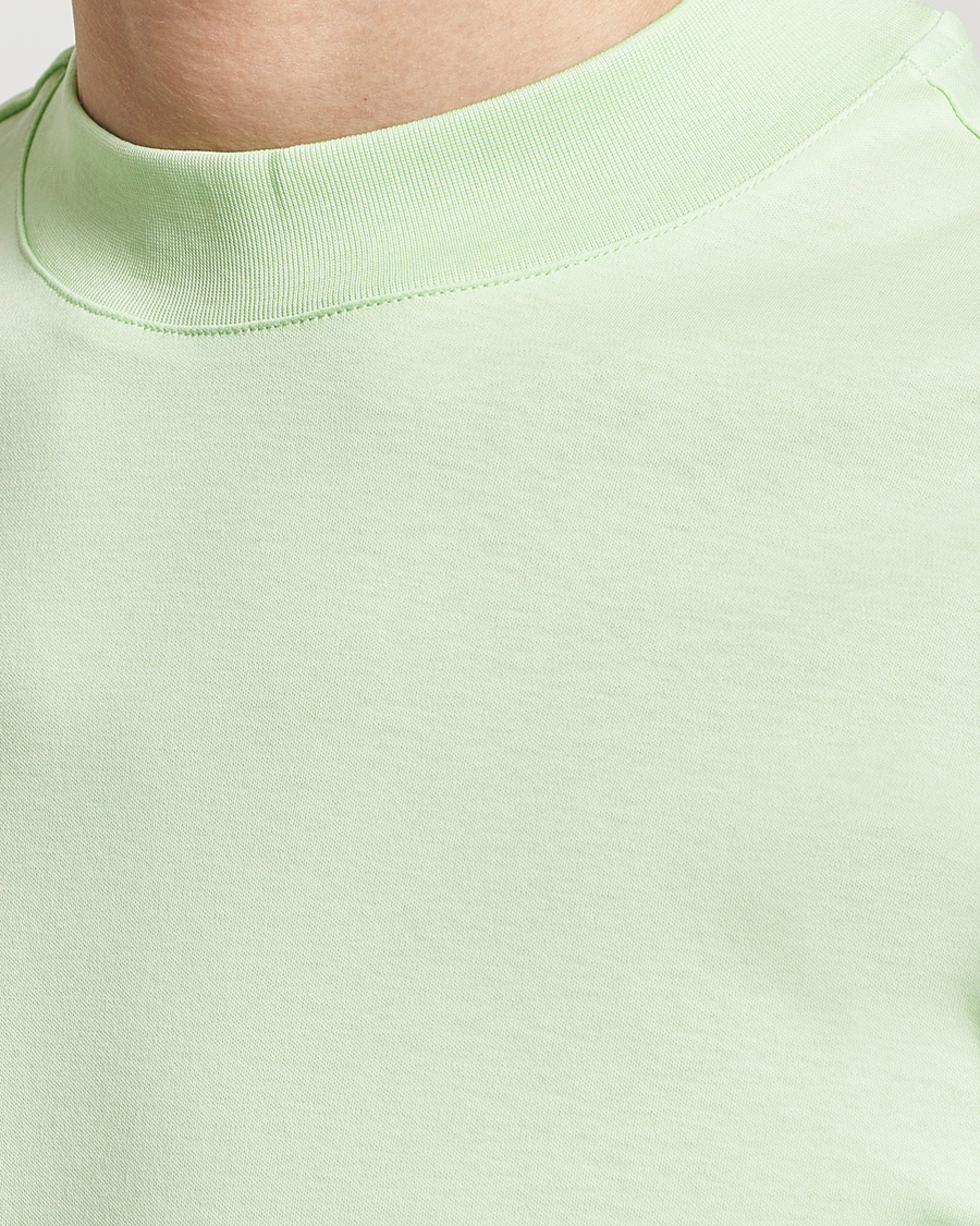 Herr | T-Shirts | J.Lindeberg | Ace Mock Neck T-Shirt Paradise Green