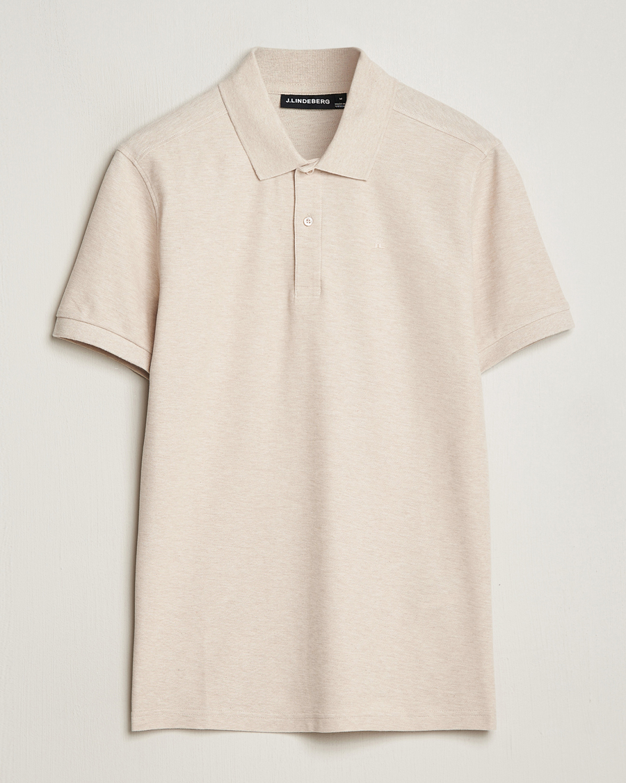 Herr | Pikéer | J.Lindeberg | Troy Polo Shirt Moonbeam
