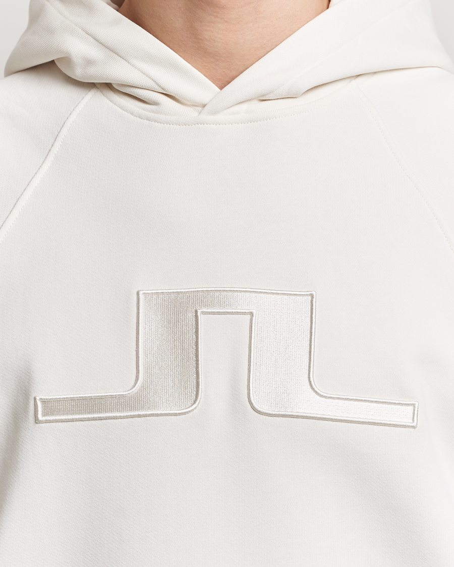 Herr | Tröjor | J.Lindeberg | Callan Bridge Hoodie Cloud White