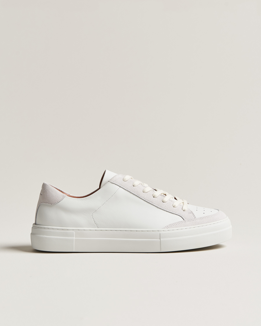 Herr | J.Lindeberg Art Signature Leather Sneaker White | J.Lindeberg | Art Signature Leather Sneaker White