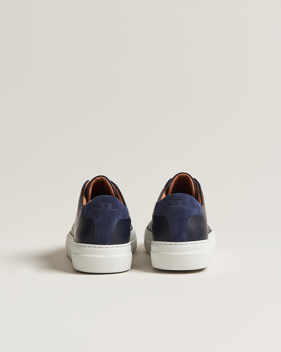 Herr | J.Lindeberg Art Signature Leather Sneaker Navy | J.Lindeberg | Art Signature Leather Sneaker Navy
