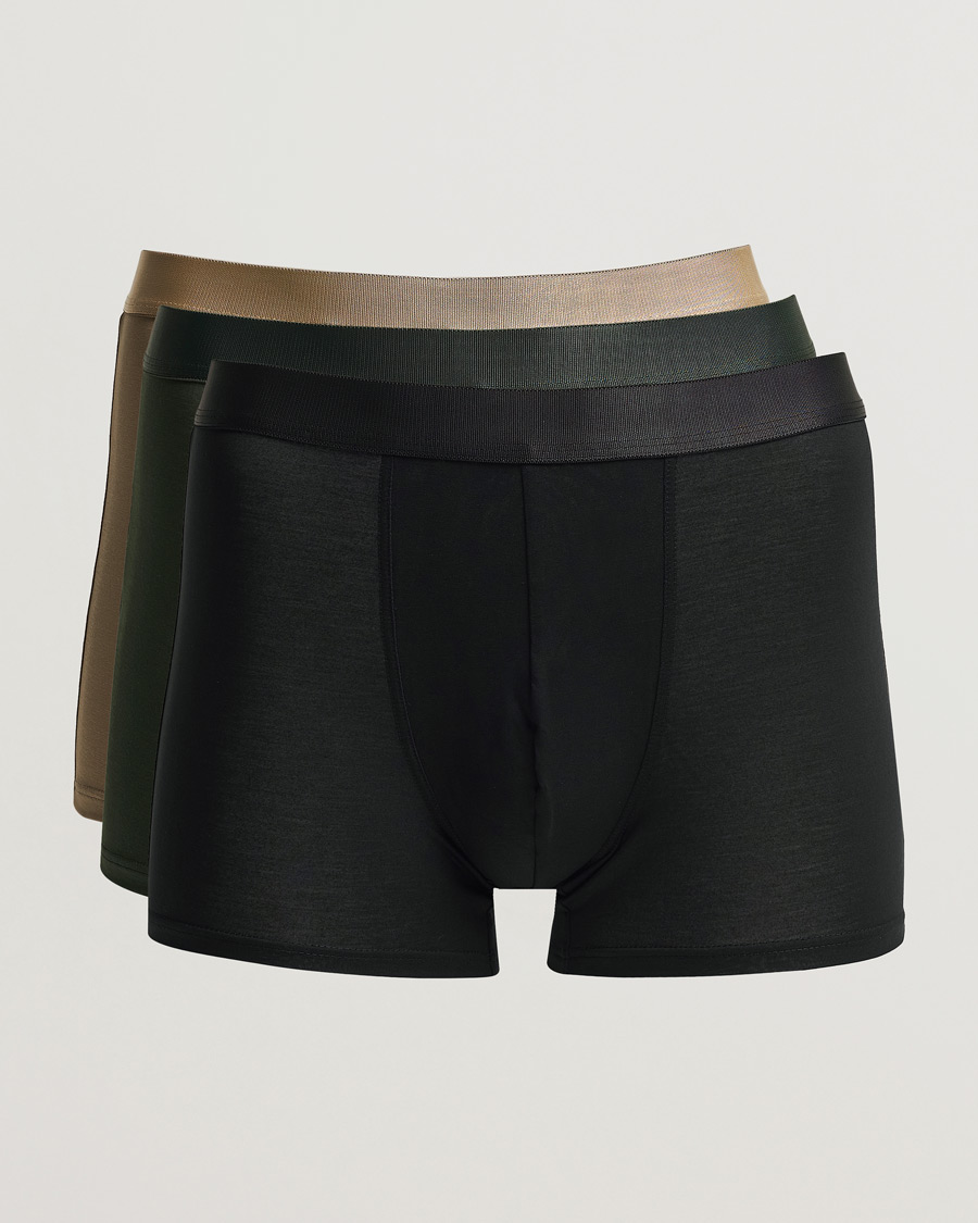 Herr | Underkläder | CDLP | 3-Pack Boxer Briefs Black/Army Green/Golden Clay