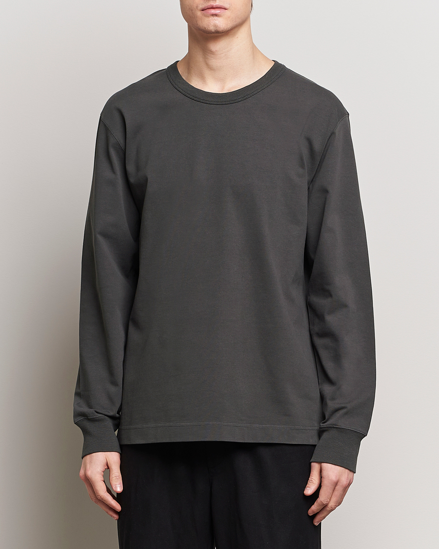 Herr | New Nordics | CDLP | Heavyweight Long Sleeve T-Shirt Charcoal