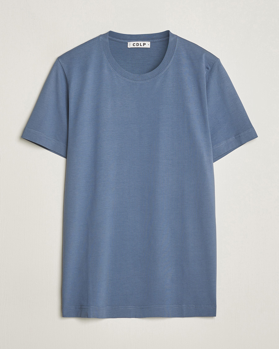 Herr | T-Shirts | CDLP | Crew Neck Tee Steel Blue