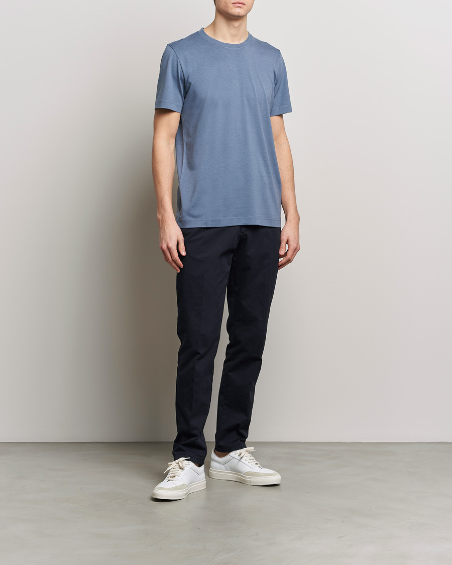 Herr | T-Shirts | CDLP | Crew Neck Tee Steel Blue
