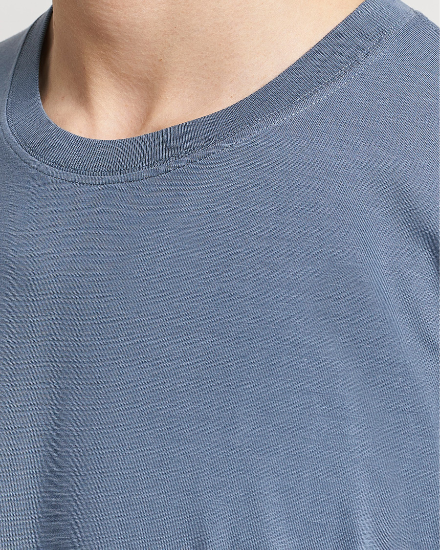 Herr | T-Shirts | CDLP | Crew Neck Tee Steel Blue