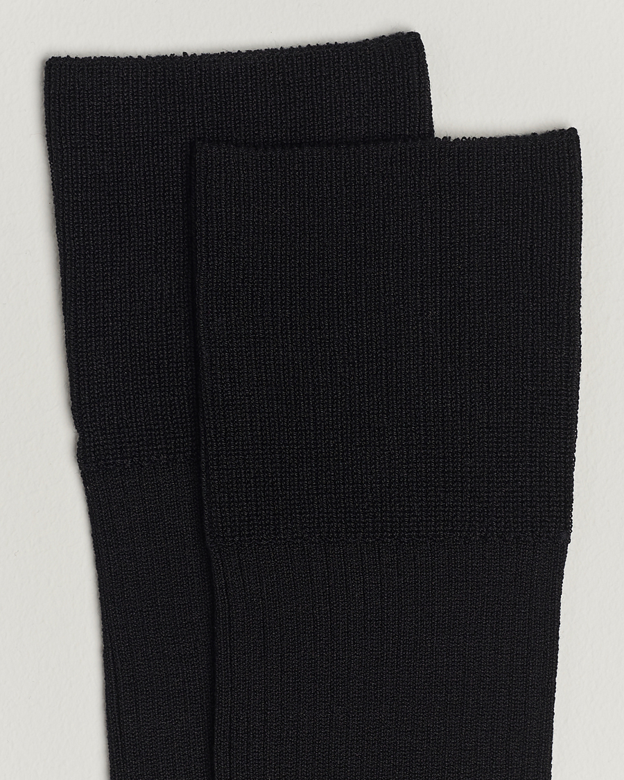 Herr | Skandinaviska specialisterNY | CDLP | Cotton Rib Socks Black