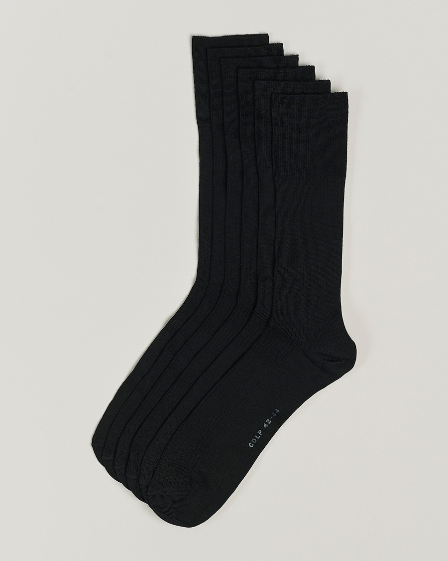 Herr | Underkläder | CDLP | 6-Pack Cotton Rib Socks Black